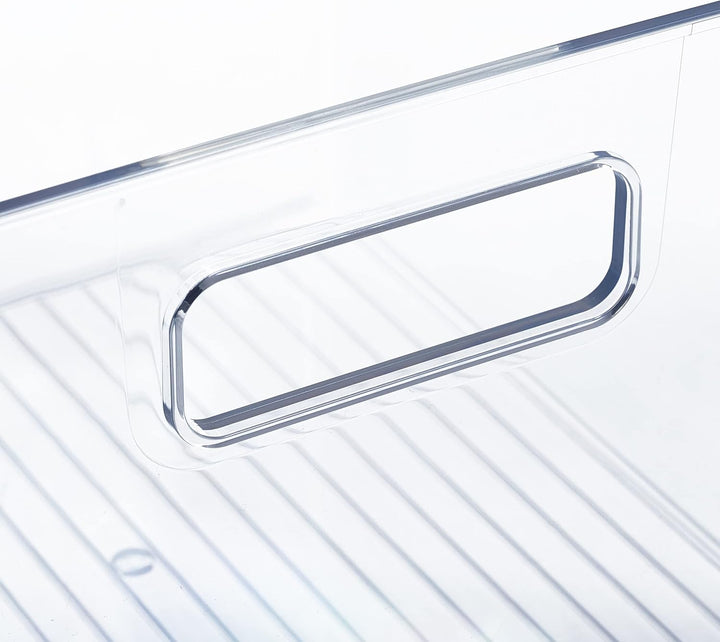 Relaxdays 3 x Kühlschrank Organizer, Aufbewahrung von Lebensmitteln, HxBxT: 15,5 x 21 x 21 cm, Küche