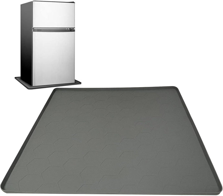 -Kühlschrank-Silikonmatte, Kühlschrankmatte mit erhöhtem Rand, multifunktionaler Bodenschutz für -Kü