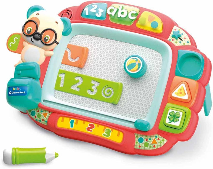 Clementoni - Bär der Bär frech, interaktives Erwachen, Kinder, magische Schiefertafel für Babys, mag