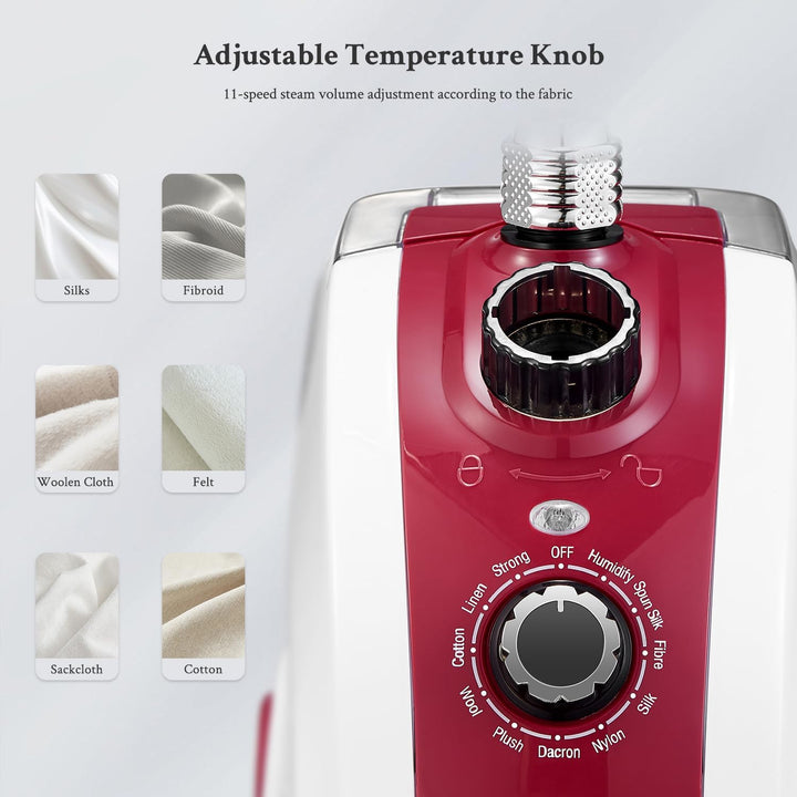 Yabano Dampfglätter & Vertikaler Steamer, 1950W Professioneller Kleiderdampfer, 40 g/min Konstanter