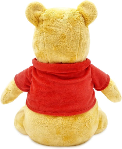 Disney Store Winnie Puuh Offizielles Kuscheltier, 32 cm, Stoffbär mit Stickereien und dem klassische