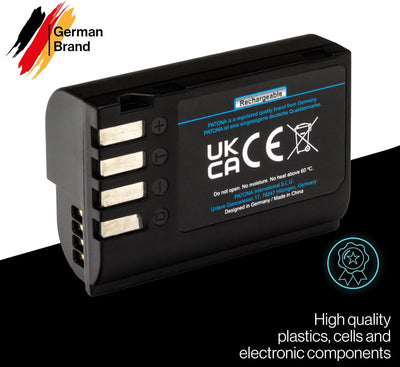 PATONA Platinum DMW BLK22 E USB Akku (2600mAh) mit direktem USB-C Eingang (1401) Lumix DC-S5 DC-S5D