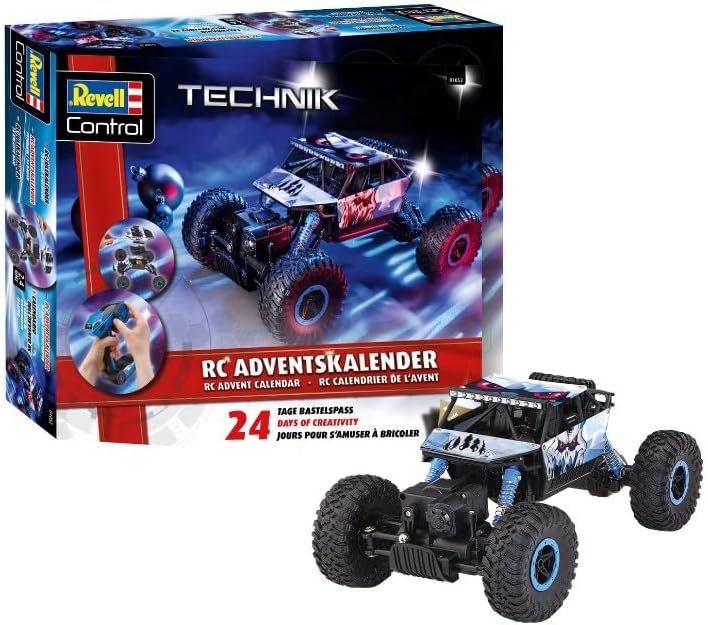 Revell Adventskalender RC Crawler I Ferngesteuertes Adventskalender für Bastler I Adventskalender fü