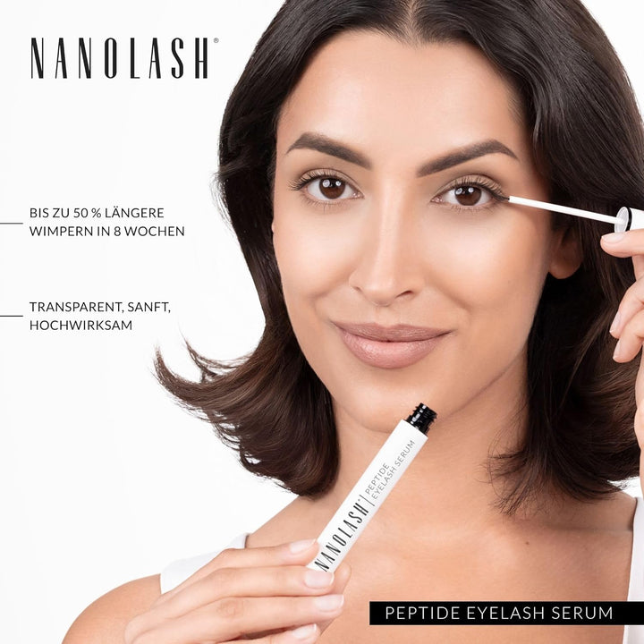 Wimpernserum Nanolash 5 ml - Wimpern serum ohne hormone, Serum für Wimpern, Wimpern serum mit Peptid