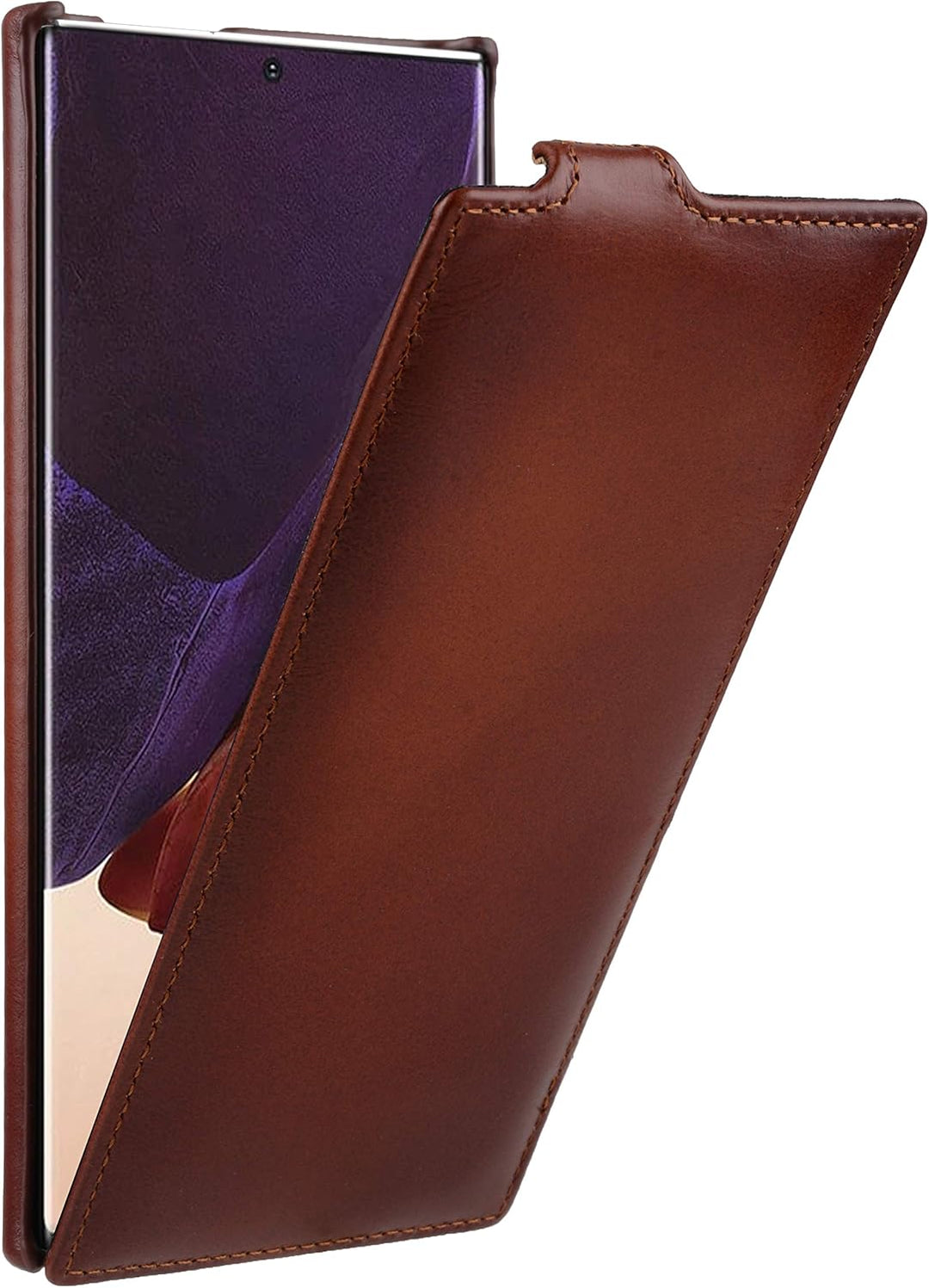 STILGUT UltraSlim kompatibel mit Samsung Galaxy Note 20 Ultra Hülle aus Leder - Samsung Note 20 Ultr