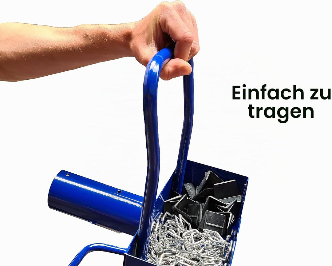 Umreifungsset 13mm Complet mit Abroller - Spanner - 1000 Klemmen und 1100mtr Polyesterband und 100 K