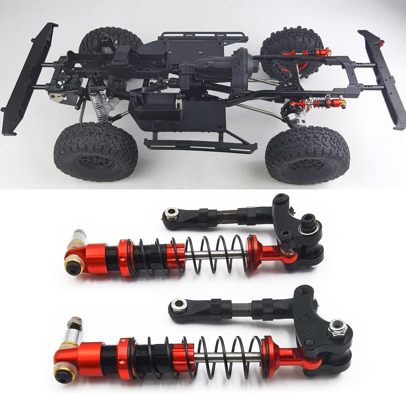 AXspeed Metal Cantilever Suspension Kit 2 Stück 70 mm RC-Stossdämpfersatz für 1: 10 Axial SCX10 II 9