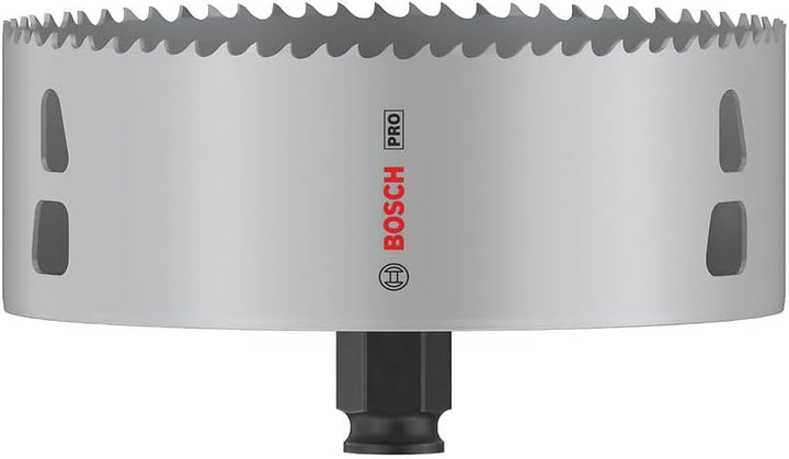 Bosch 1x PRO Multi Material Power Change Plus Lochsäge (für Weichholz, Trockenbauwand, Ø 133 mm, Pro