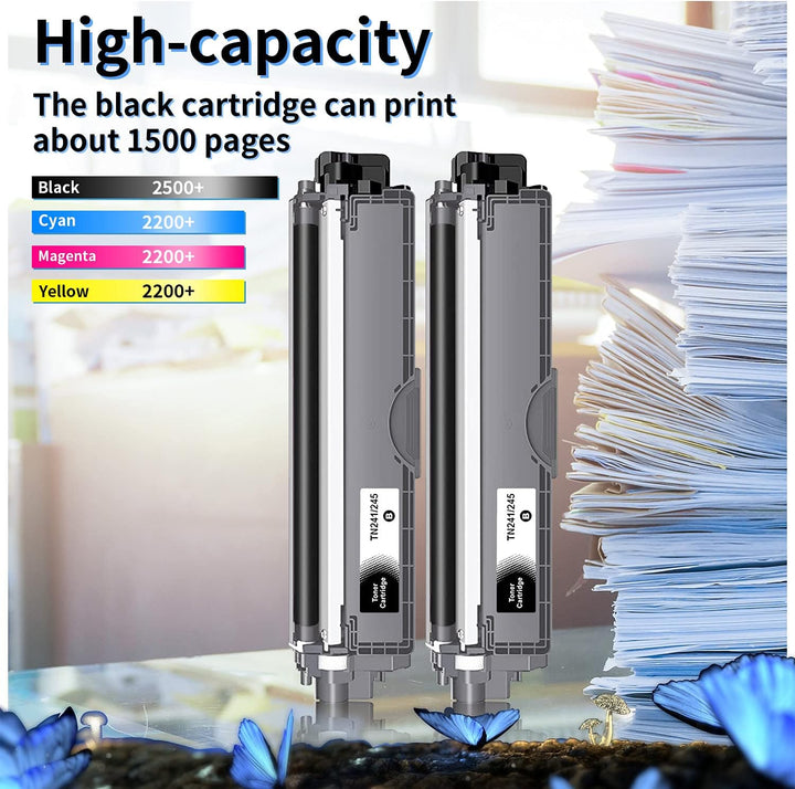 LOSMANN Toner Kompatibel für Brother TN-241 TN-245 für Brother DCP-9020CDW DCP-9022CDW MFC-9130CW MF