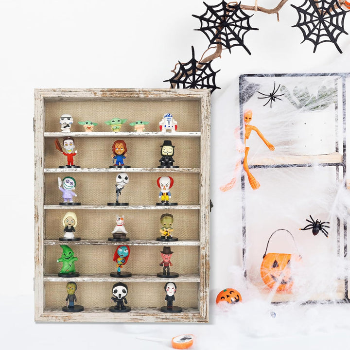 FramePro 3D Bilderrahmen 30x40 Grosse Schattenbox Vitrine Rahmen mit Glasfenstertür Erinnerungsstück