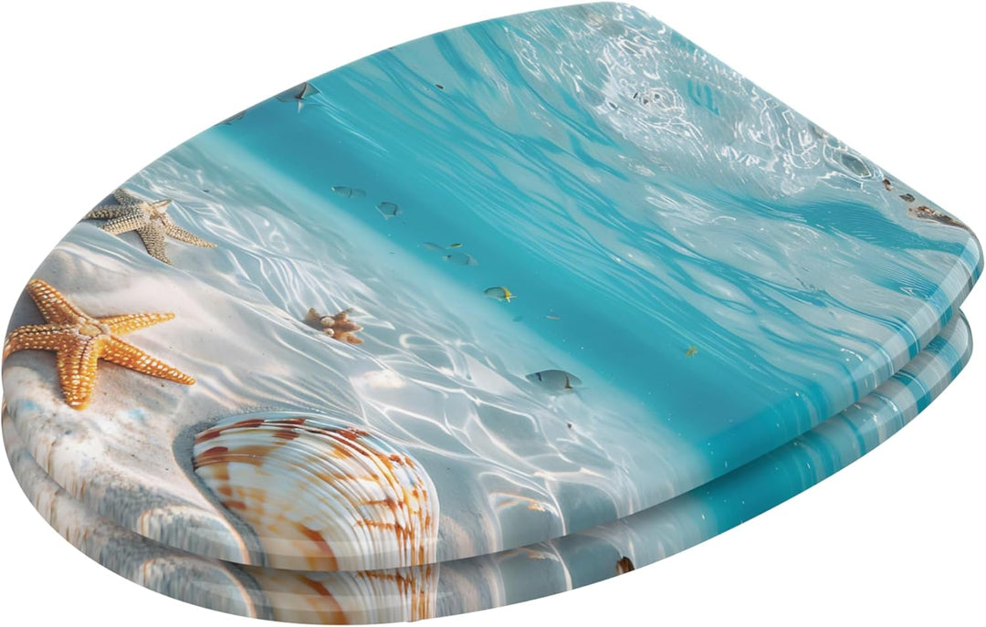 Sanilo WC Sitz mit Absenkautomatik &amp; Quick-Release aus Holz, Waterworld, Waterworld