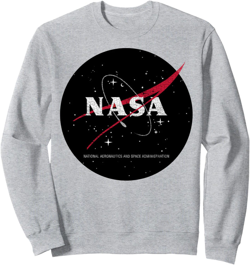 NASA Circle Distressed Space Logo Sweatshirt