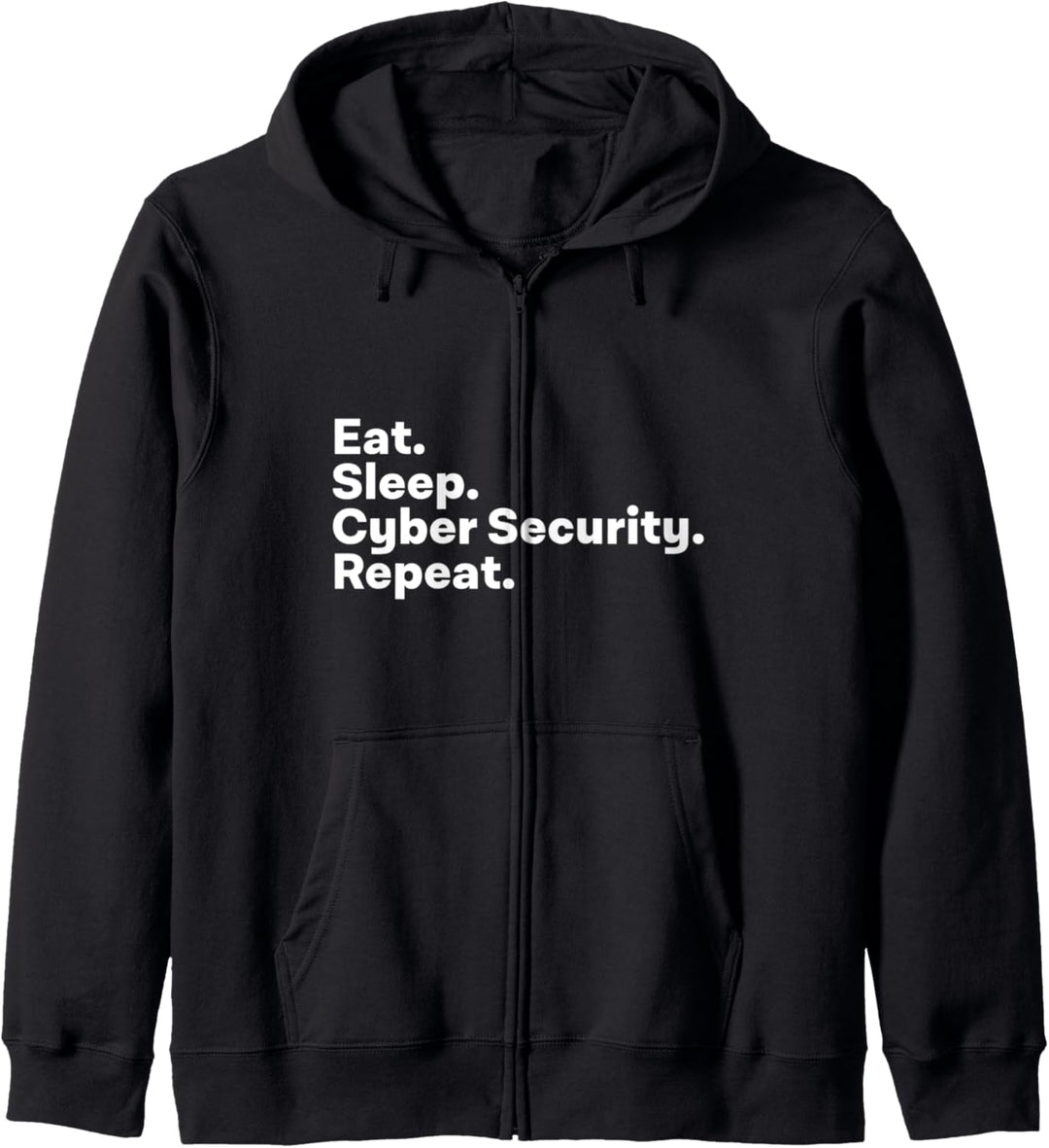 Eat Sleep Cybersecurity Gifts for Cyber Security Analyst Kapuzenjacke