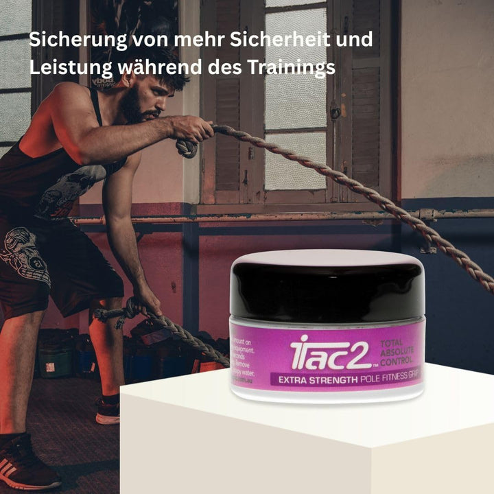ITAC2®, Grip Pole Dance Handcreme, extra starker Halt und Rutschfestigkeit. Auch für Fitness, Klette