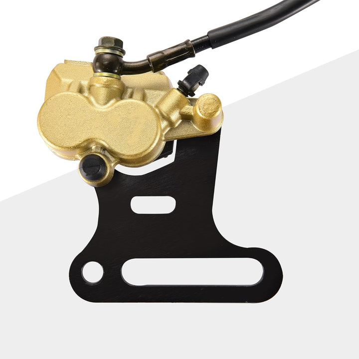 GOOFIT Hydraulischer Bremssattel Hinten Hauptbremszylinder Ersetzen Ersatz für 70cc 110cc 125cc 150c