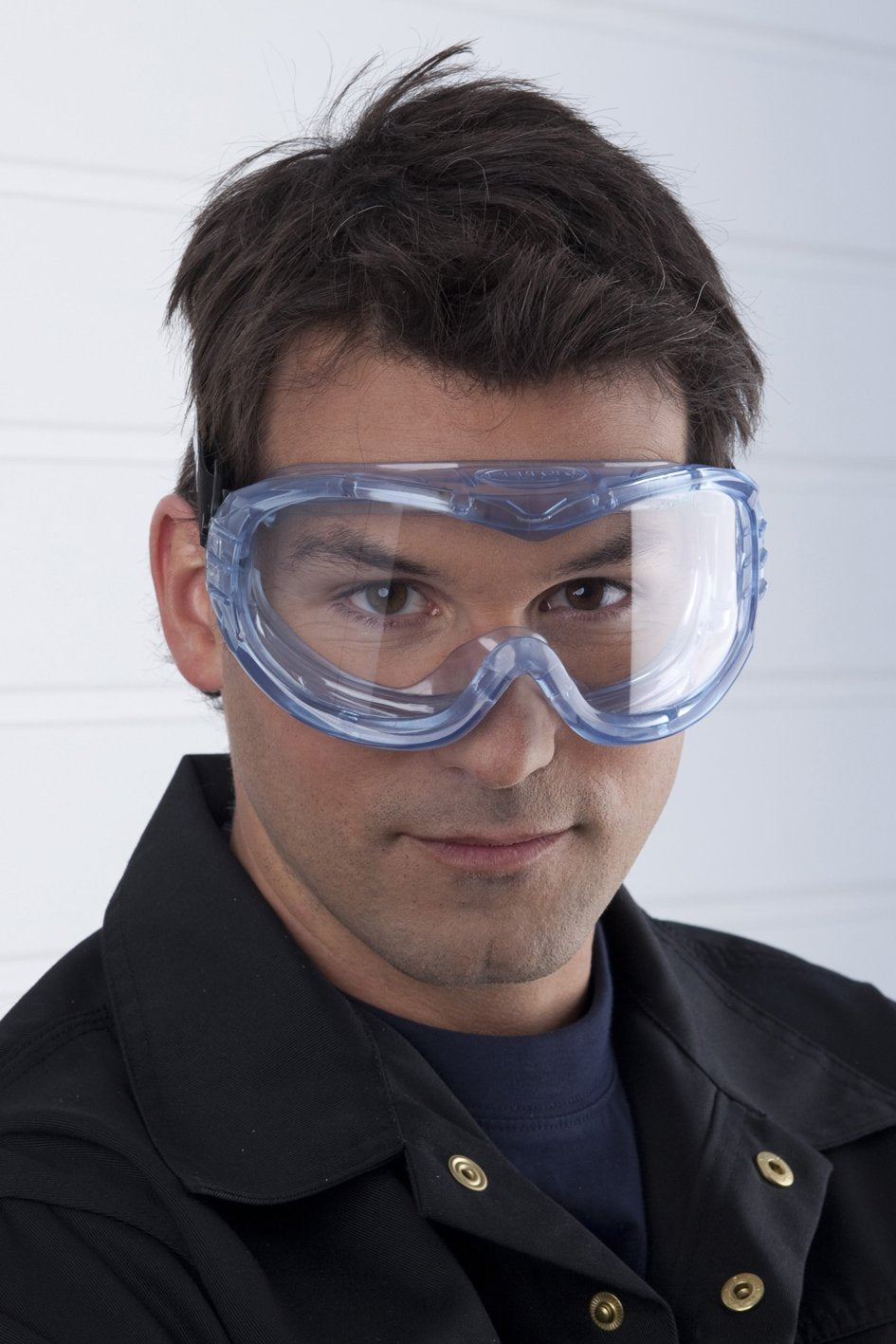3M Kapselgehörschutz 90563E, Zusammenklappbarer Ohrenschützer &amp; Fahrenheit Schutzbrille 71360-00012,