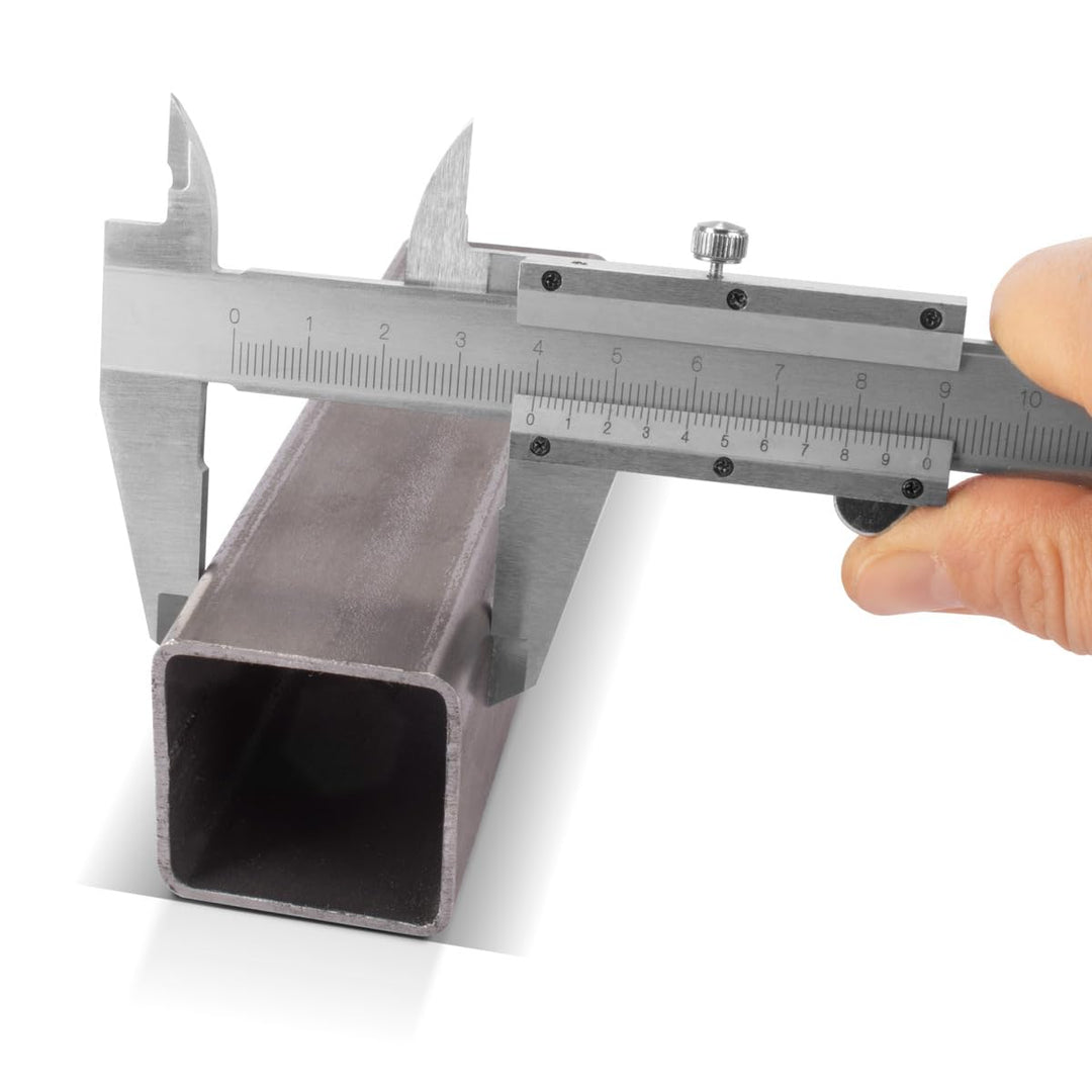 STAHLWERK Messschieber 0-150 mm DIN 862 Schieblehre/Messlehre aus gehärtetem Carbon-Stahl für Aussen