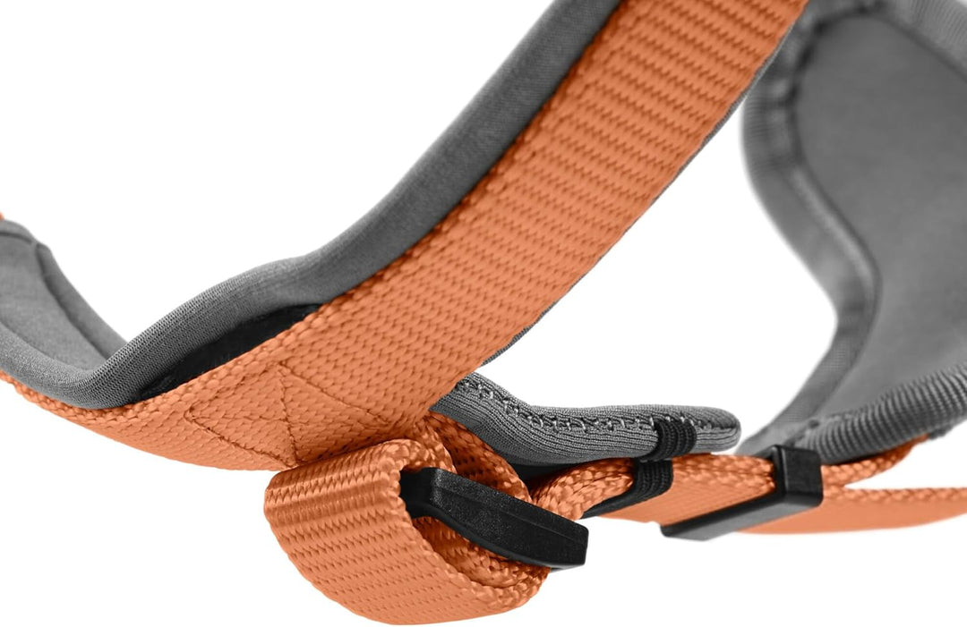 HUNTER Hundegeschirr NEOPREN, Farbe: Kupfer/grau, strapazierfähiges Nylon, mit weichem Neopren gepol