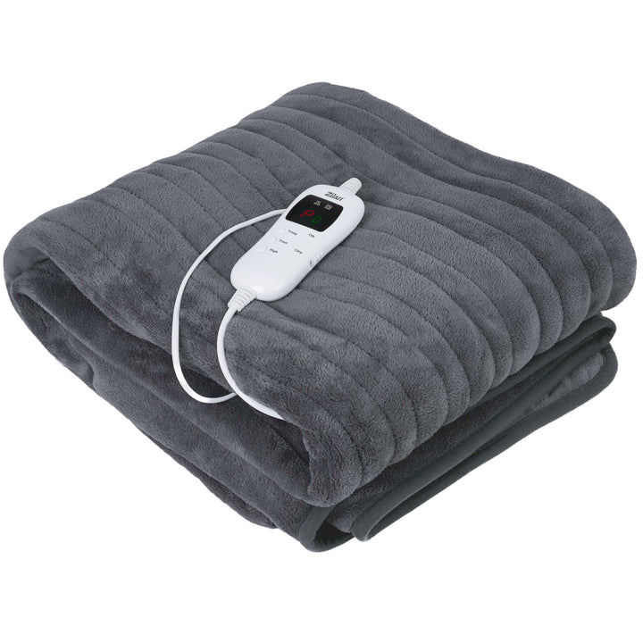 Zilan Elektrische Heizdecke mit Abschaltautomatik | Kuscheldecke | XXL 180 x 160 cm | Timer | bei 40
