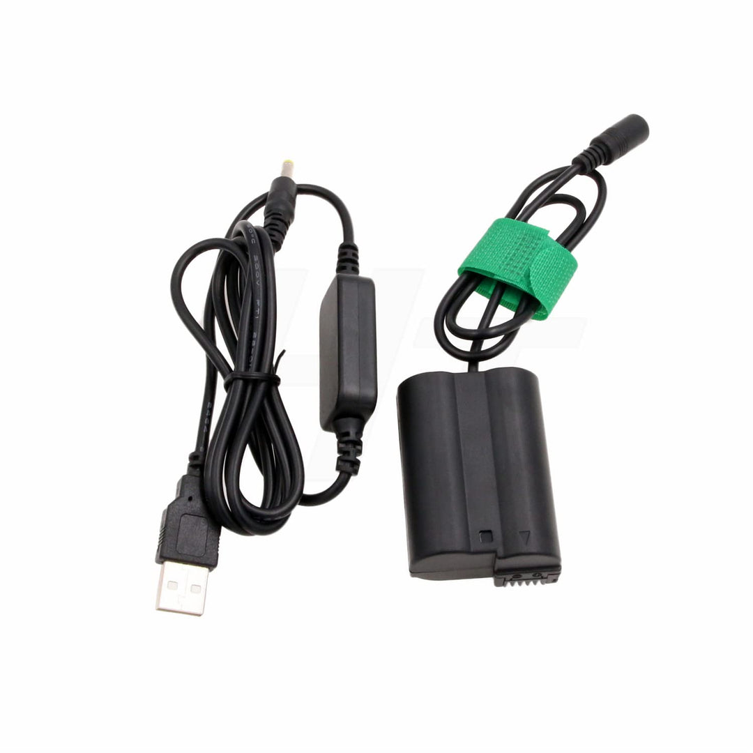 HangTon Power Bank USB 5V auf EP-5B DC Kupplung für Nikon D7000 D7100 D7200 D7500 D500 D610 D750 D80