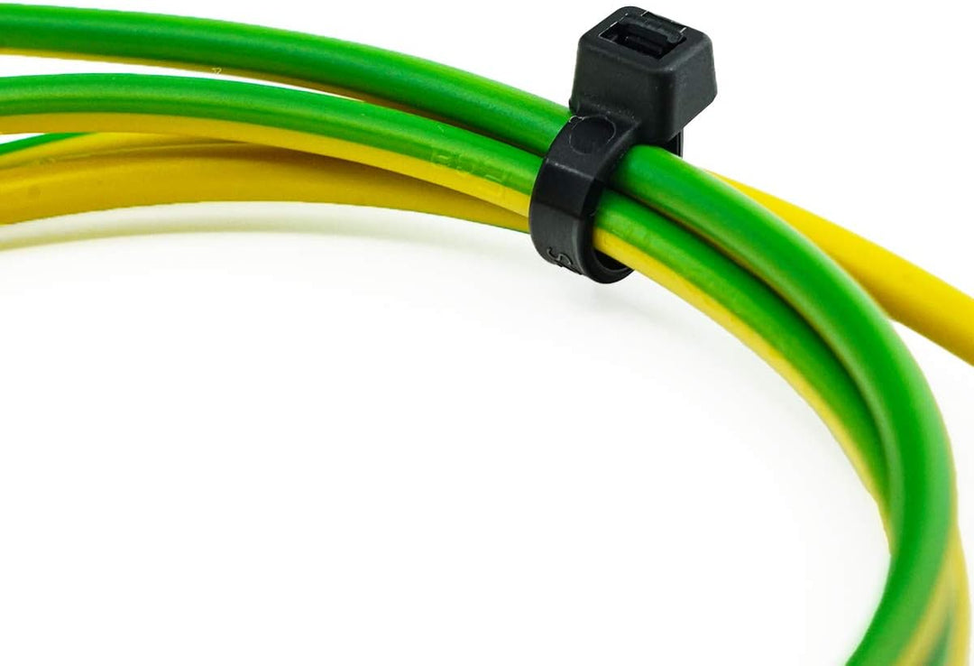 ERKO 100 Stück professionelle Kabelbinder 300 x 3,6 mm, Halter für den Kabelweg Halter für Kabelbind