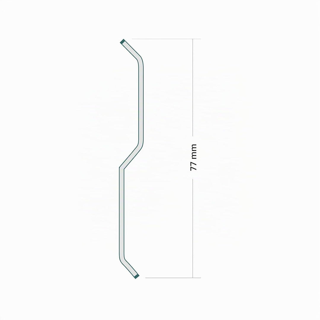 Aluminiumblech Wandanschlussleiste Wandanschlussschiene 2 Meter Farbe KASTANIE 2 Meter Kastanienrot,