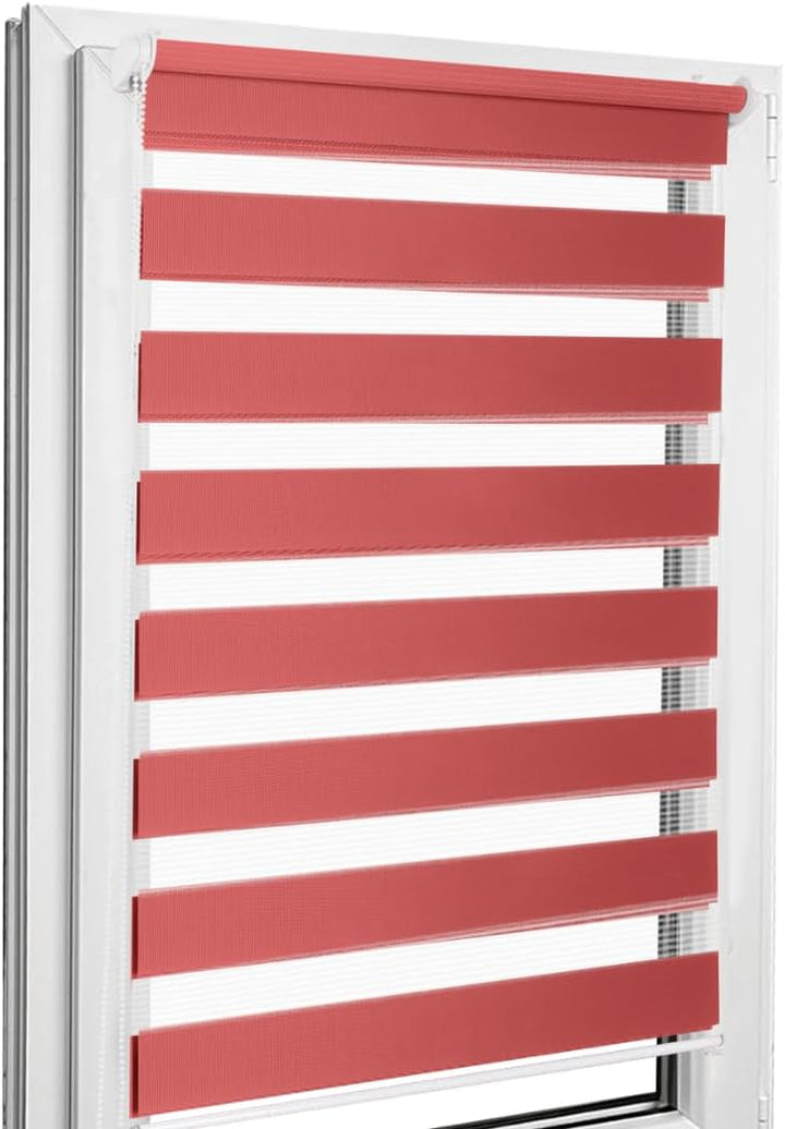 Home-Vision® DuoRollo Klemmfix, Doppelrollo ohne Bohren mit Klämmträgern, Rollos für Fenster und Tür
