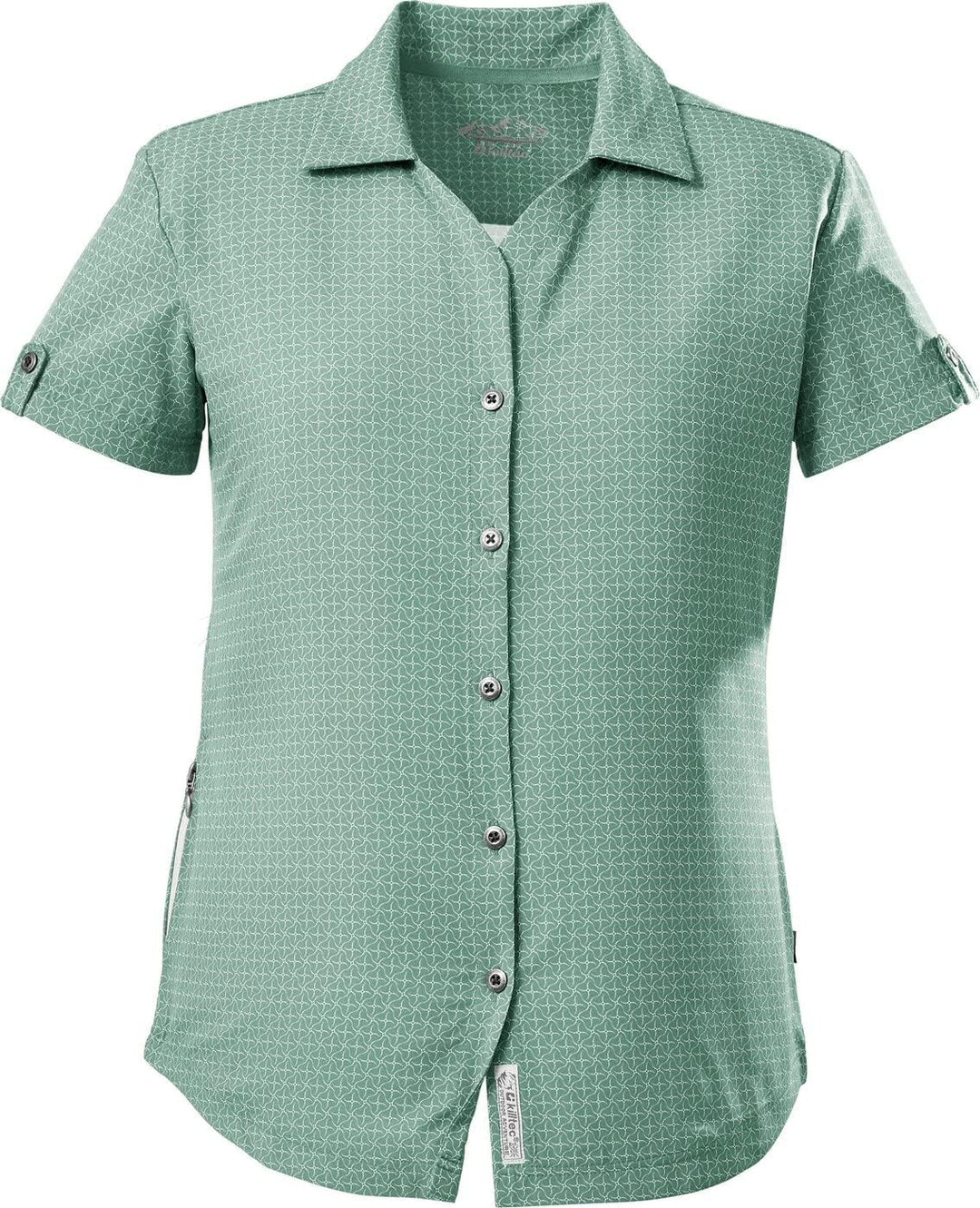 Killtec Damen Kos 77 Wmn WVN Shrt Funktionsbluse 34 Pistazie, 34 Pistazie
