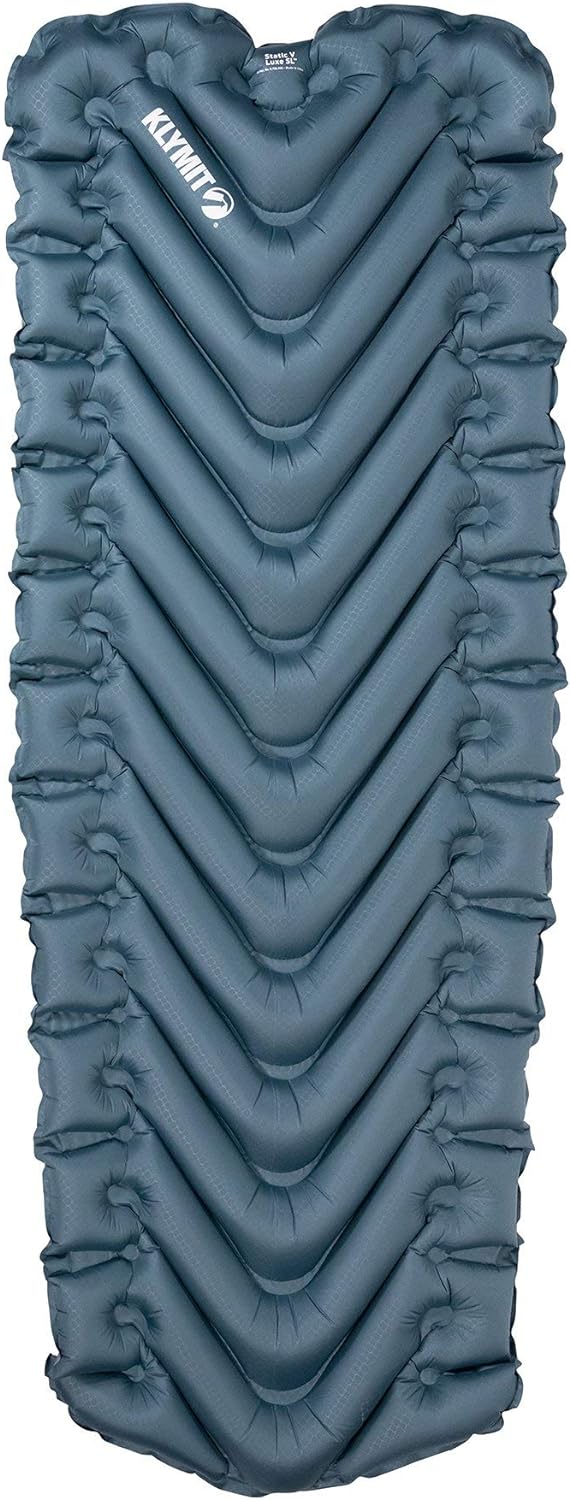 KLYMIT Static V Luxe SL, Isomatte, extra breit, Bester Komfort für Auto-Camping, Reisen und Rucksack