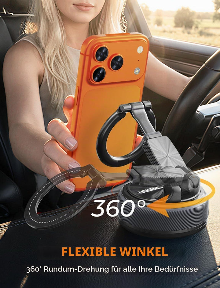 SEANCHEER S-68 Abnehmbare 2-in-1 Handyhalterung Auto für MagSafe