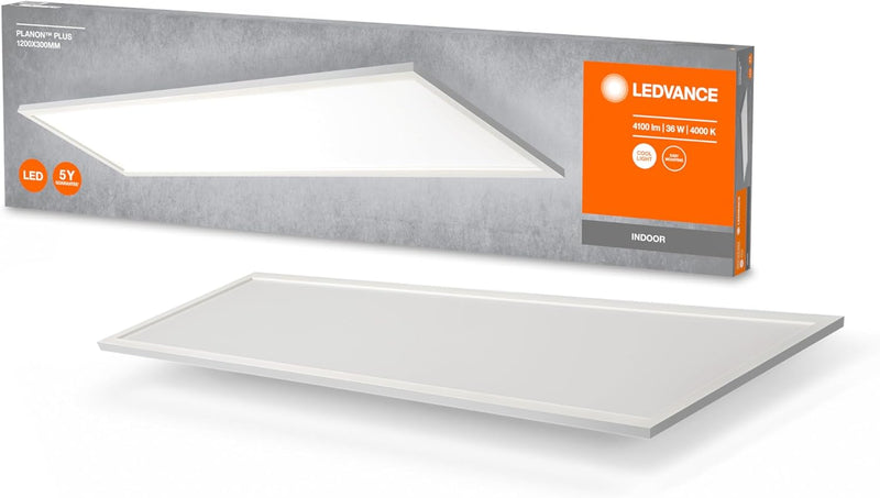 LEDVANCE LED Panel Planon Plus 36W 2800lm, 840 Kaltweiss, 120x30cm