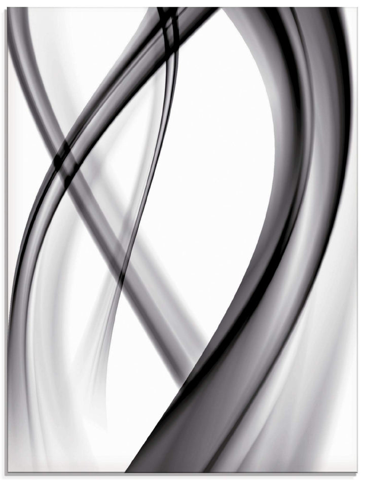 ARTland Glasbilder Wandbild Glas Bild einteilig 45x60 cm Hochformat Moderne Kunst Abstrakt Modern Ra