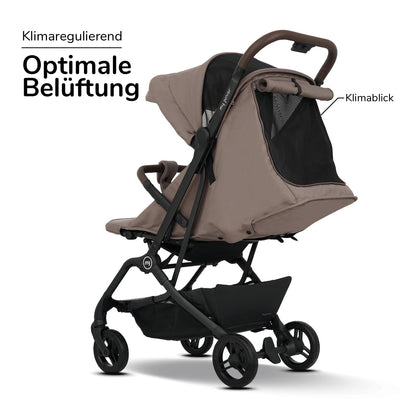 my junior® Buggy PICO² | bis 22kg | Einhand AutoFold-Klappmechanismus | Ergonomische Liegeposition n