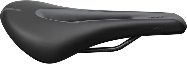 Terry Fahrradsattel Butterfly Exera Women, in der Farbe Schwarz, Polsterung: Comfort Foam, Sitzbreit