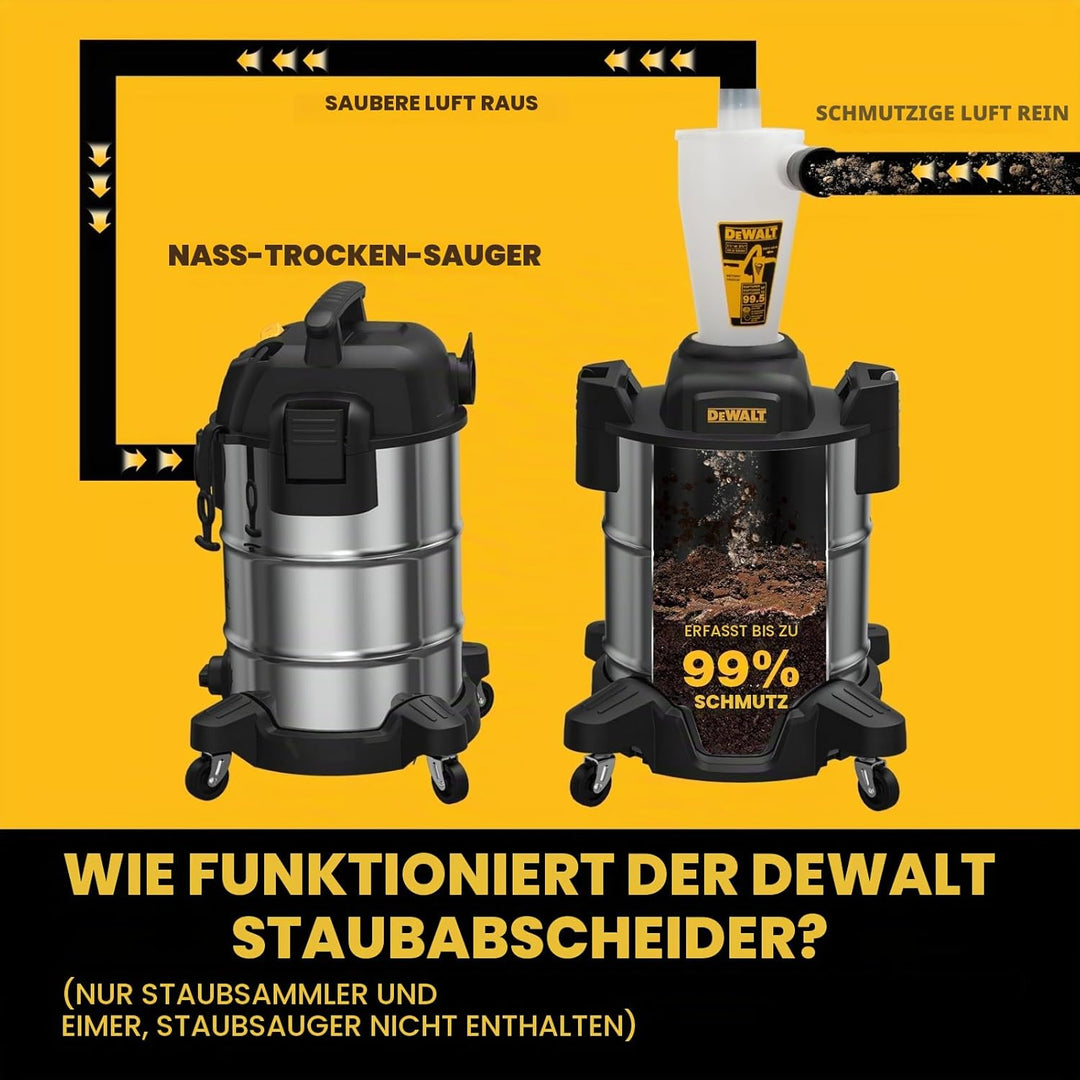 Dewalt Cyclone Dust Collector Dxvcs003 Concrete Cartridge Weiss/Opulenter Garten 1 unit, Weiss/Opule