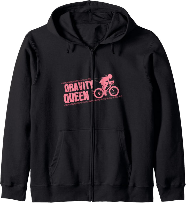 Dirt Bike Fahrer Motocross Racing Gravity Queen Kapuzenjacke