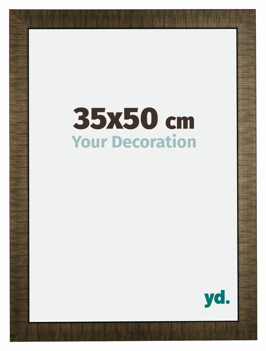 yd. Your Decoration - Bilderrahmen 35x50 cm - Bilderrahmen aus Holz mit Acrylglas - Antireflex - Aus