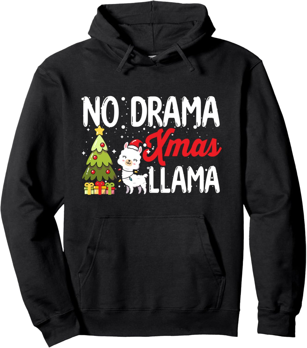 Kein Drama Xmas Lama, perfekt für Weihnachten Pullover Hoodie