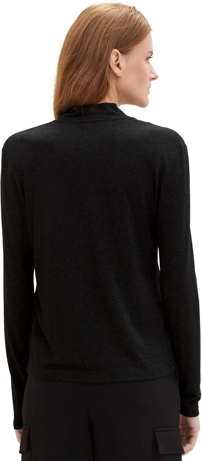TOM TAILOR Damen Longsleeve T-Shirt, XXS