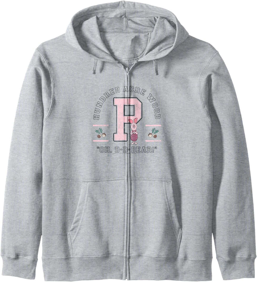 Disney Winnie The Pooh Piglet Collegiate Oh D-D-Dear! Kapuzenjacke