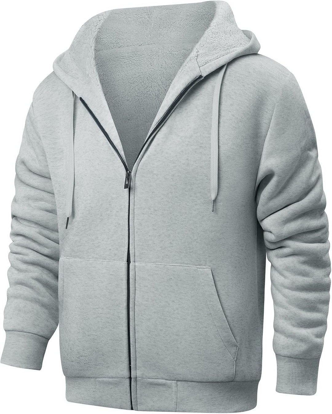 igeekwell Herren Hoodie, Herren Reissverschluss Kapuzenpullover Kapuze Casual Sweatshirt Classic Far