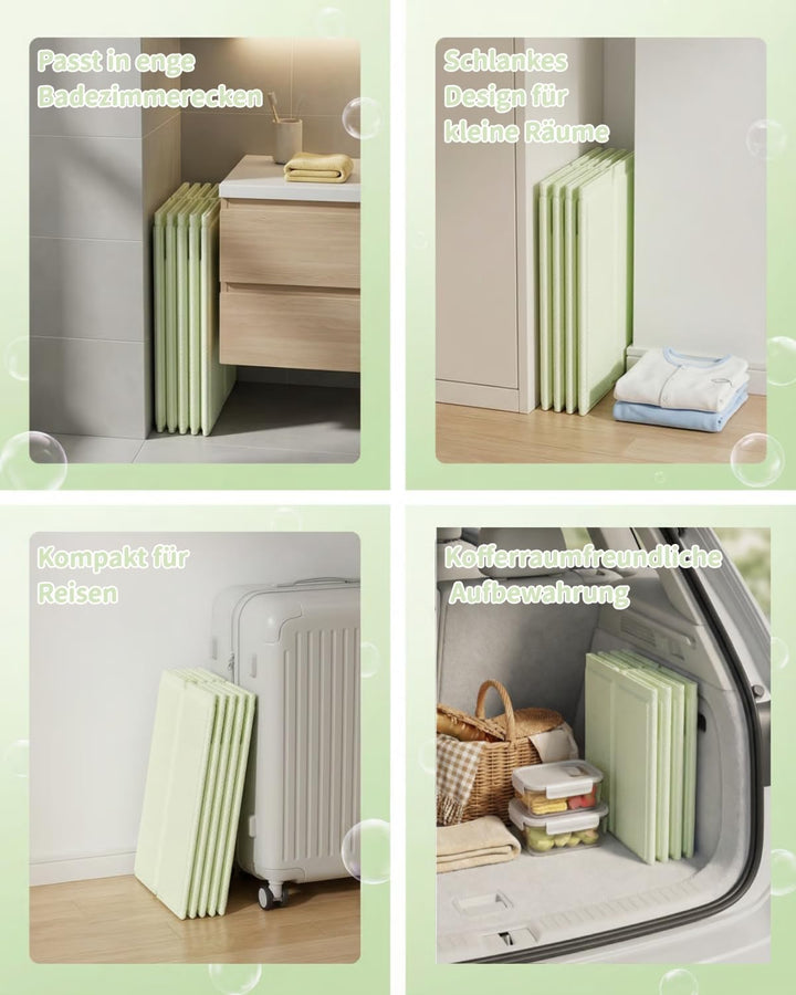 Faltbare Babybadewanne für Babys & Kleinkinder von 0–6 Jahren, Klappbare Kinderbadewanne für Bad & D