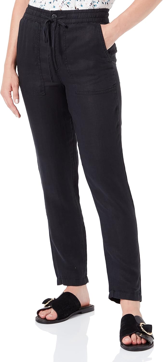 s.Oliver Damen Hose 7/8 40 59w9 Blau, 40 59w9 Blau