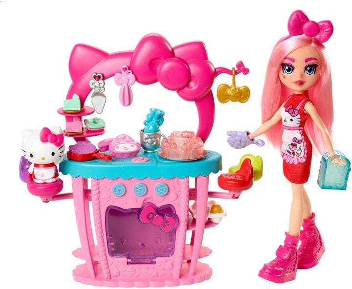 Mattel Mattel Hello Kitty GWX05 - Gourmetküchenspass Spielset, Mattel Mattel Hello Kitty und Éclair-