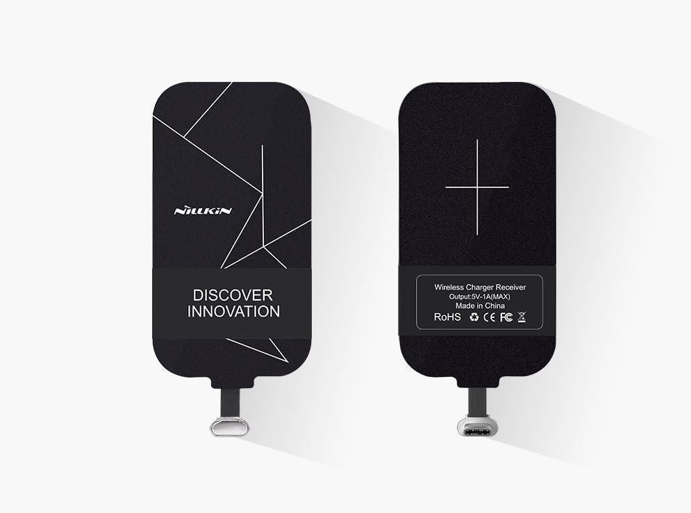 Nillkin Qi Empfänger USB C, Typ C Wireless Ladegerät Empfänger, Wireless Charging Receiver, Qi Wirel