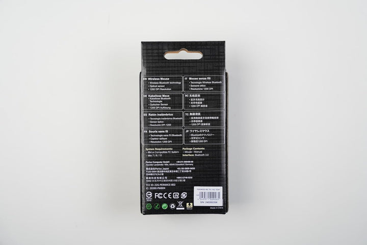 Perixx PERIMICE-802PP kabellose Bluetooth-Maus, tragbares Design, kompatibel mit Windows, iOS und An