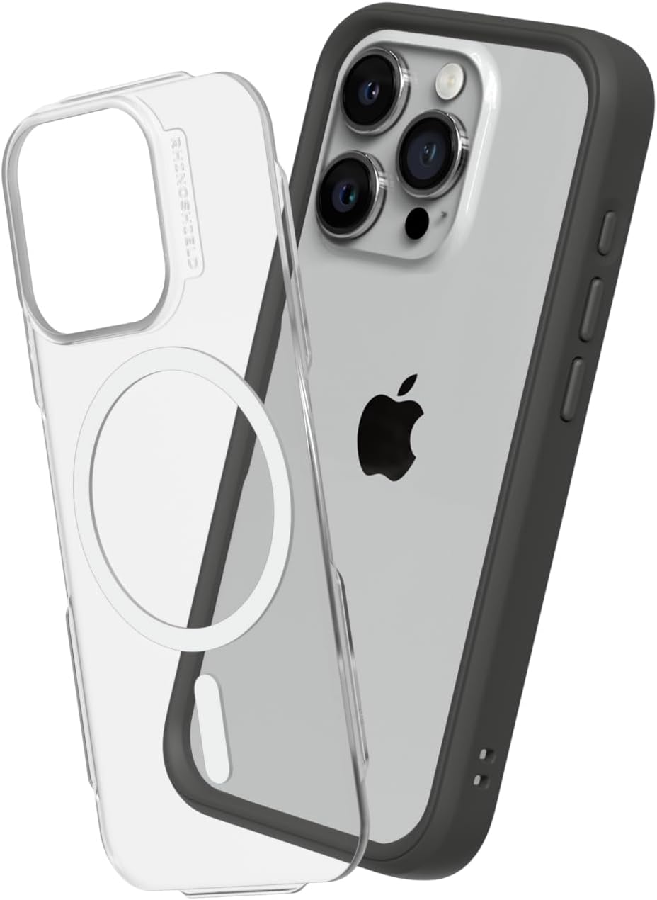 RhinoShield Modulares Case kompatibel mit MagSafe für [iPhone 15 Pro] | Mod NX - Überragender Magnet