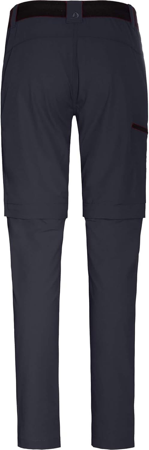 Bergson VIDAA Comfort Zipp Off (Slim) | Damen Wanderhose - schmaler Schnitt - Bermuda Zipp Off - lei