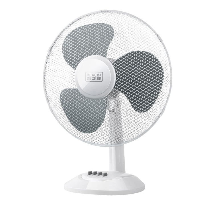 Black+Decker BXEFD42E Tischventilator BXDF42E, 40, Kunststoff Weiss [Energieklasse A] Weiss - 3 Klin