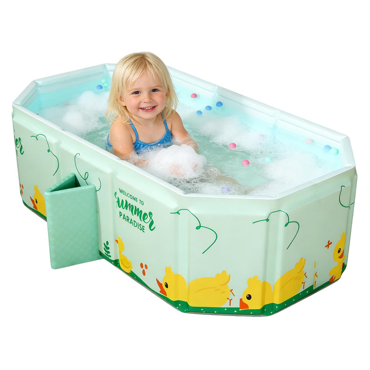 Faltbare Badewanne Für Kinder, Baby Badewanne Faltbare, Grosse Kleinkindbadewanne, Tragbare Badewann
